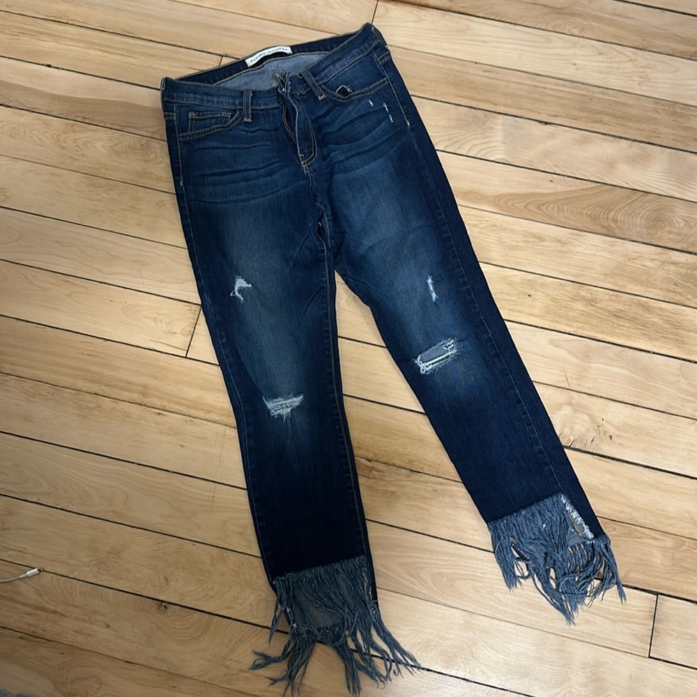 flying monkey flare and ripped jeans, brand new